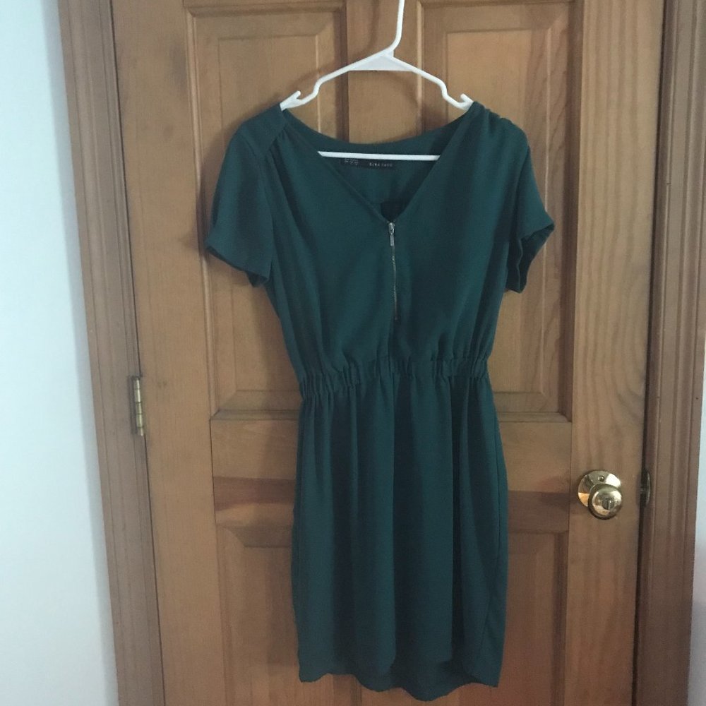Basic Zara Green Dress